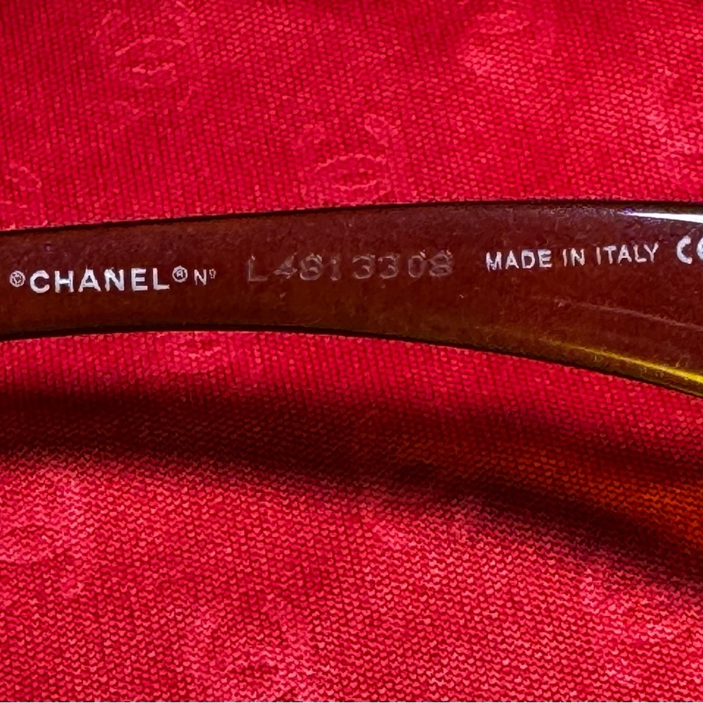 Authentic Chanel #4038 Olive Gradient Rimless Sun… - image 5